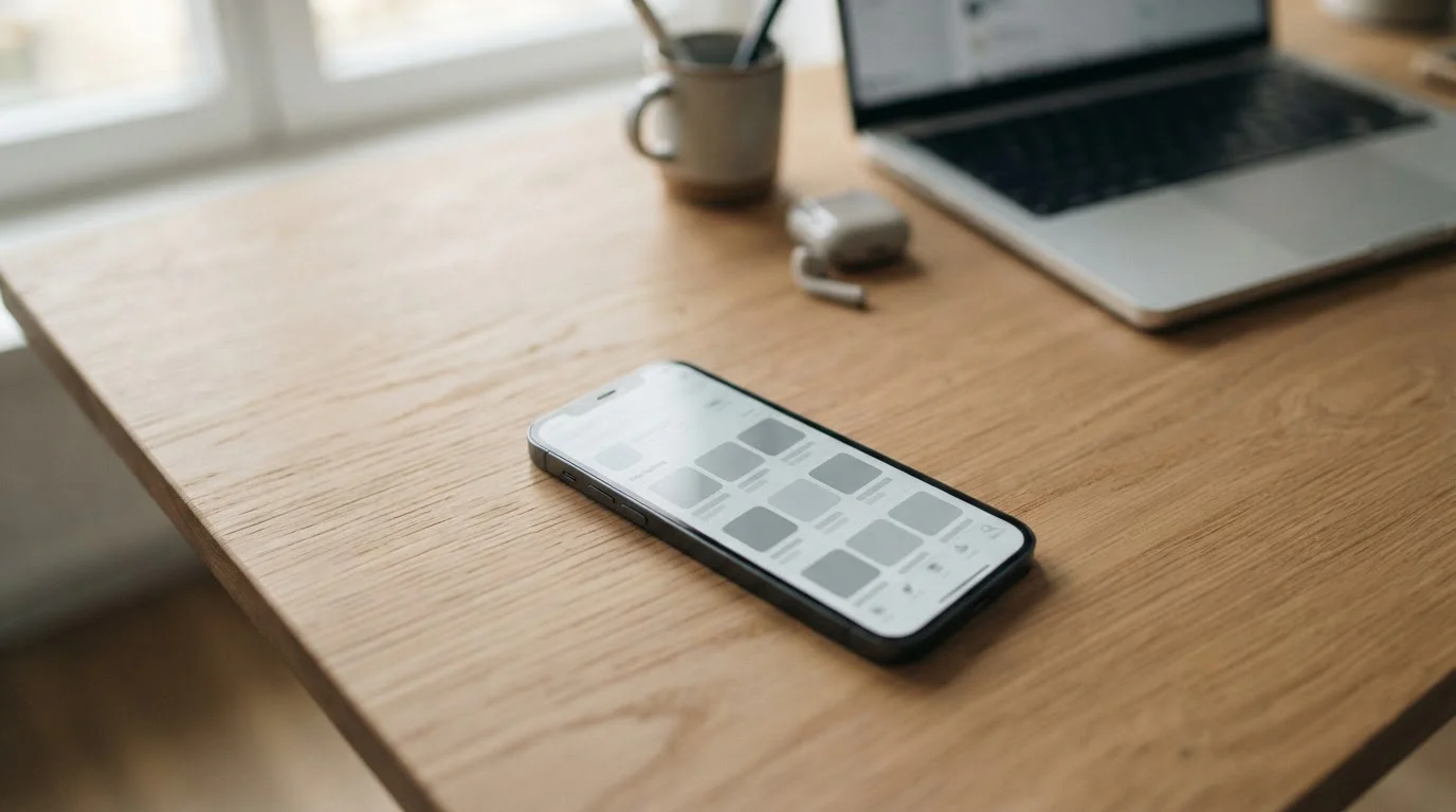 Smartphone mostrando interfaz de descarga de aplicación de apuestas legal en España
