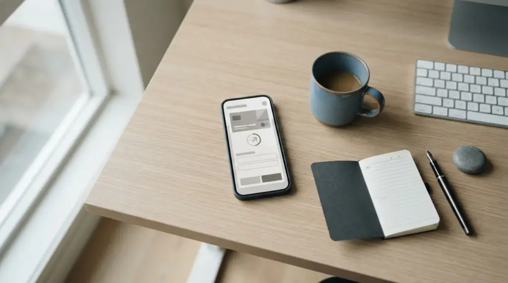 Persona usando Google Pay para depósitos en casas de apuestas reguladas en España