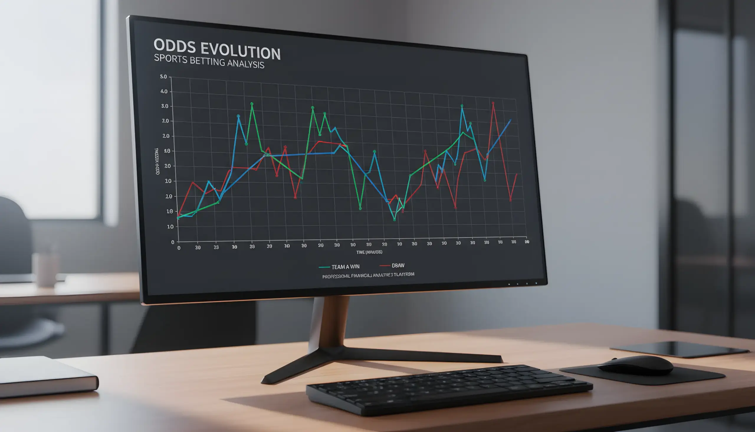 Gráfico de evolución de cuotas a lo largo de la temporada
