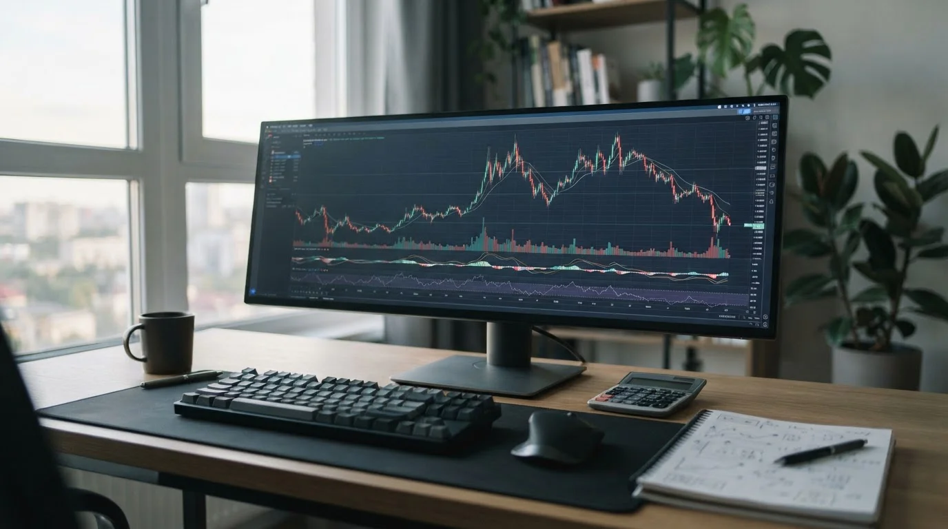 Gráfico de volatilidad del Bitcoin y su impacto en el margen real de las apuestas